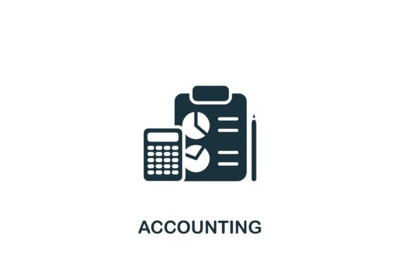 Accounting Icon: A Versatile Graphic for Handmade Creations