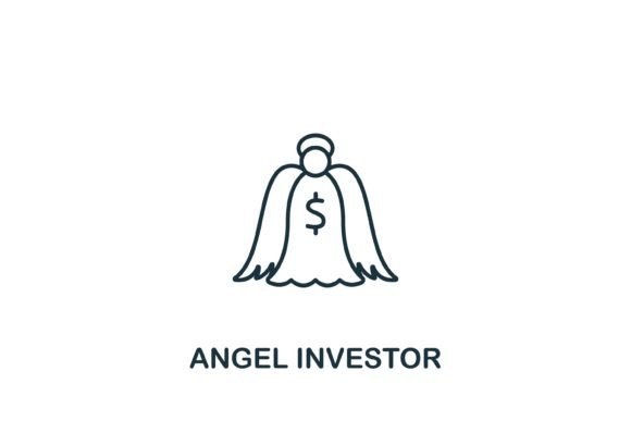 Angel Investor Icon: Graphics and Icons for Design Projects