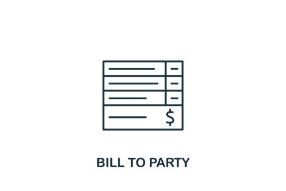 Bill to Party Icon Graphics and Icons