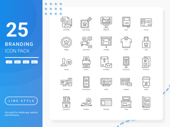 Branding Icon Pack: A Versatile Graphic Design Asset for Crafters