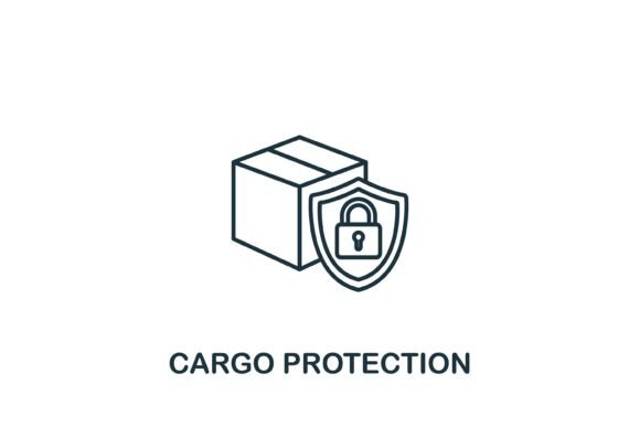 Cargo Protection Icon: Graphics & Icons for Local Business