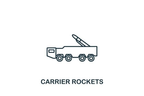 Carrier Rockets Icon: Graphics and Icons for Creative Publishing
