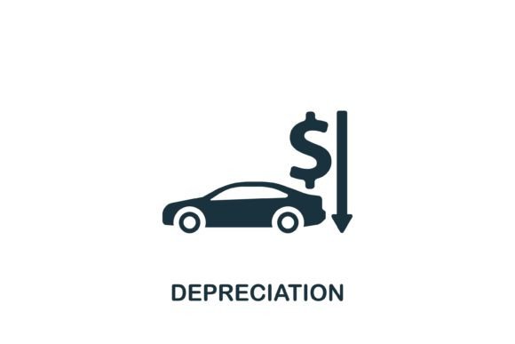 Depreciation Icon for Graphic Design: A Versatile Visual Element