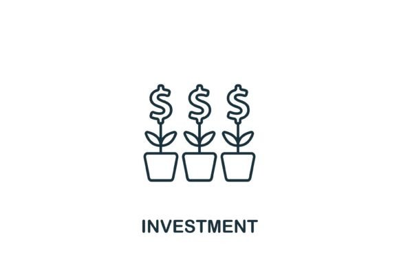 Investment Icon: Graphics and Icons for Modern Design