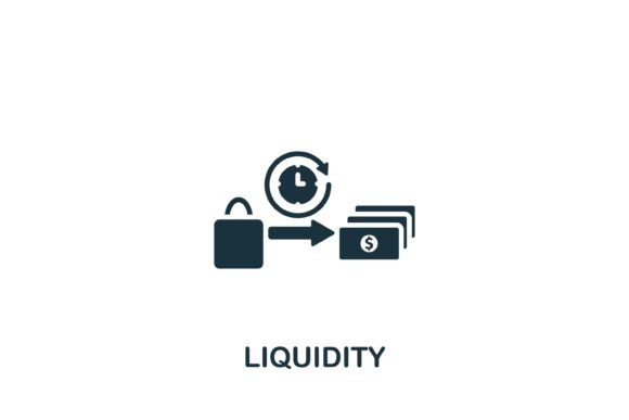 Liquidity Icon: A Simple, Editable Graphic for Digital Product Creators