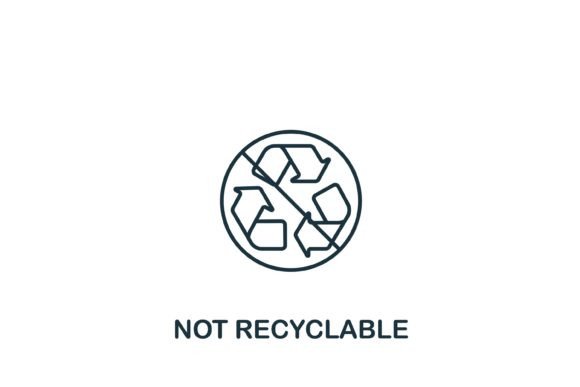Not Recyclable Icon Review