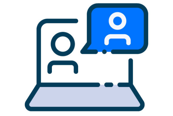 Online Consultation Filled Line: A Premium Graphic Design Asset for Local Businesses
