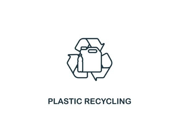 Plastic Recycling Icon: Graphics and Icons for Real Projects