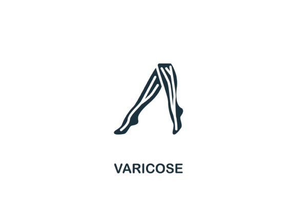 Varicose Icon: A Versatile Graphic Design Asset for Modern Branding